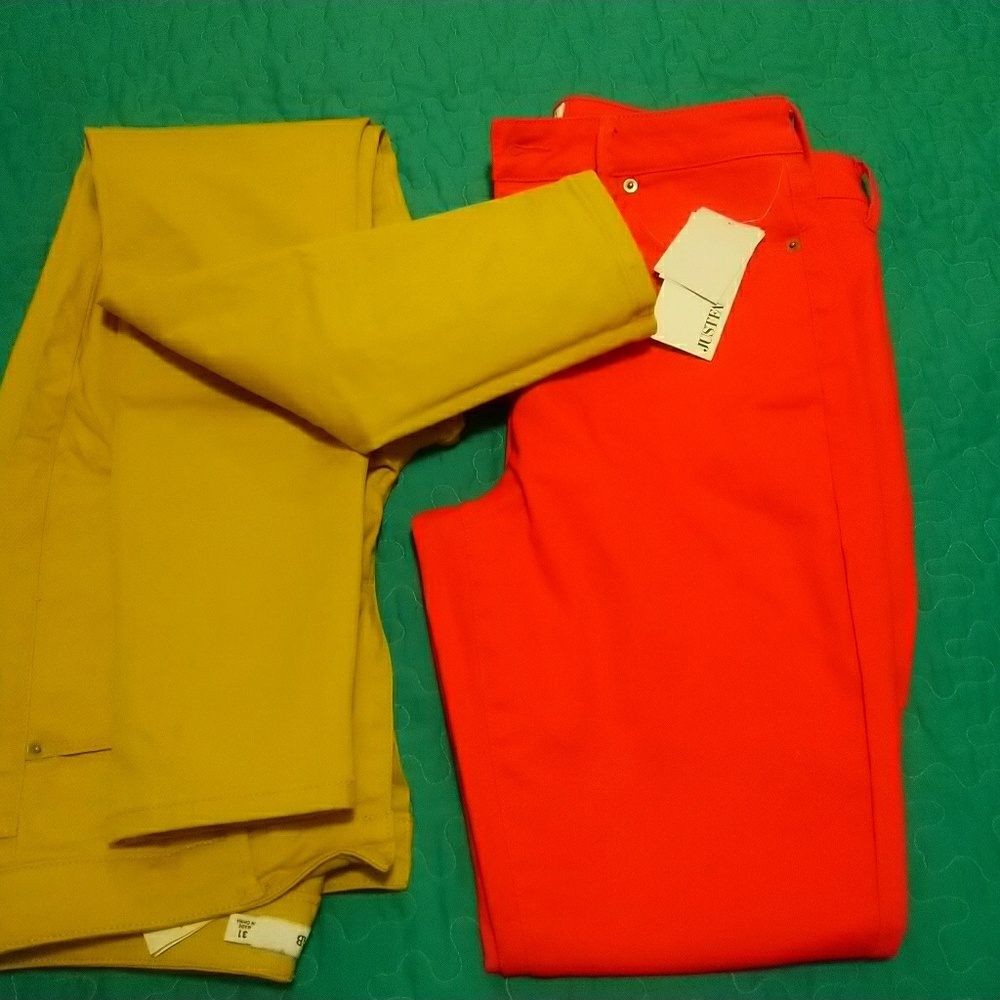 SALE-2 FOR $19--Just Fab high waist skinny jeans
